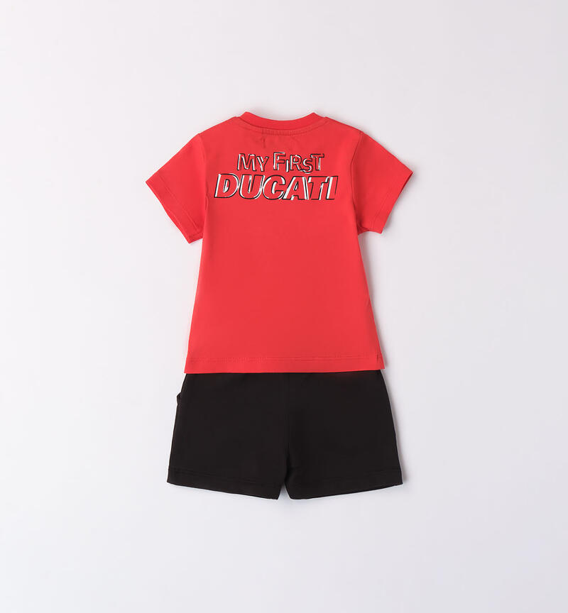 Boys' red Ducati outfit ROSSO-2236