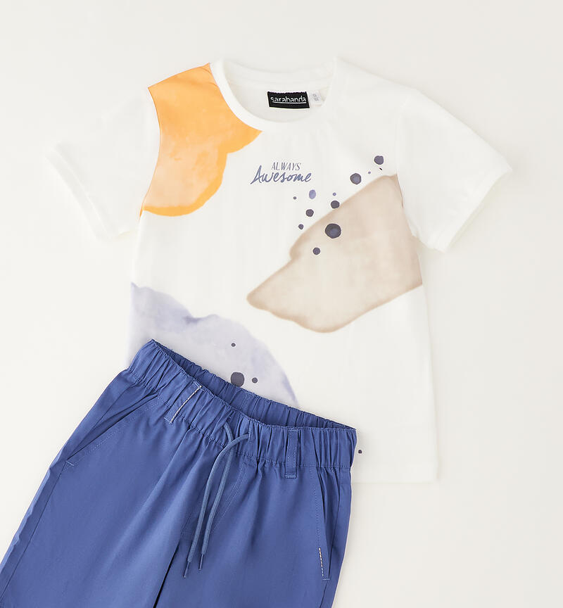 Completo 100% cotone bambino PANNA-0112