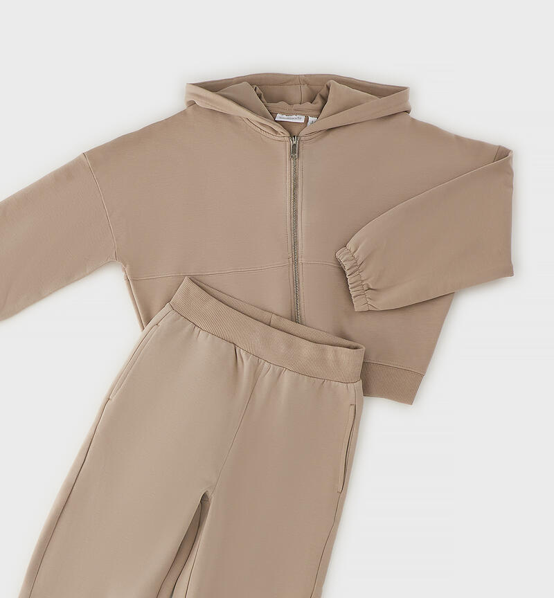 Completo 2 pezzi ragazza BEIGE-0437