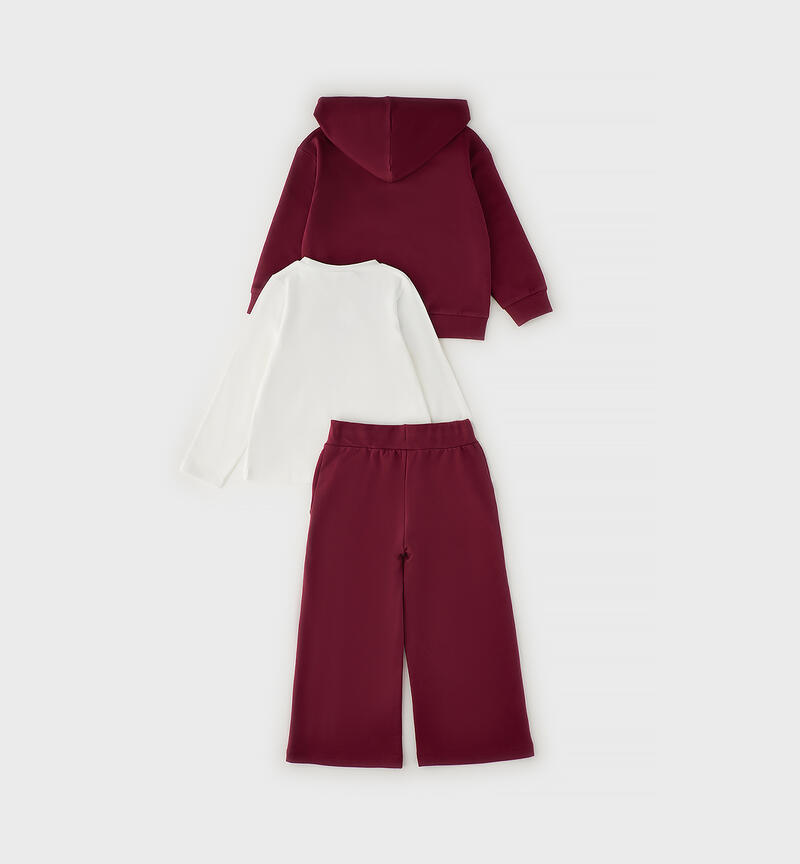 Completo 3 pezzi bambina PRUGNA-2656