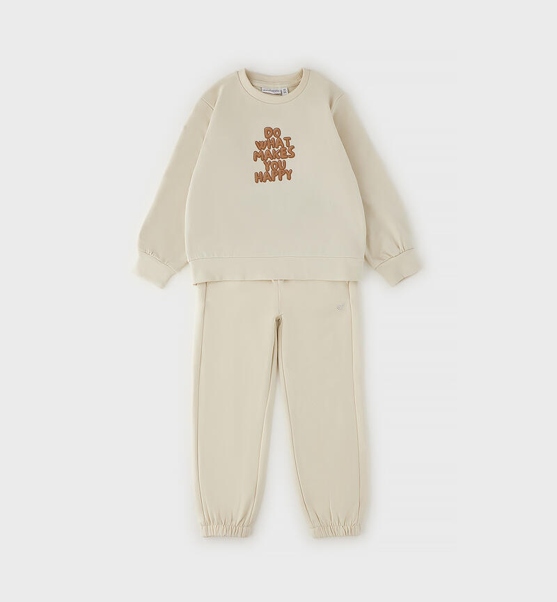 2-piece girl's outfit BEIGE-0151