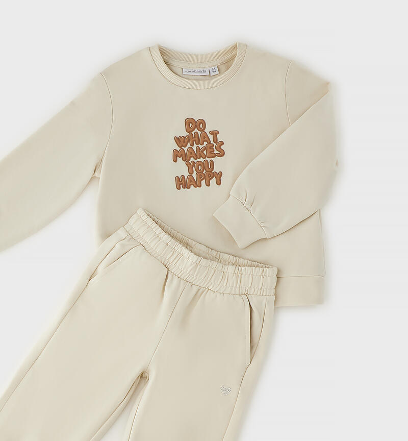 2-piece girl's outfit BEIGE-0151