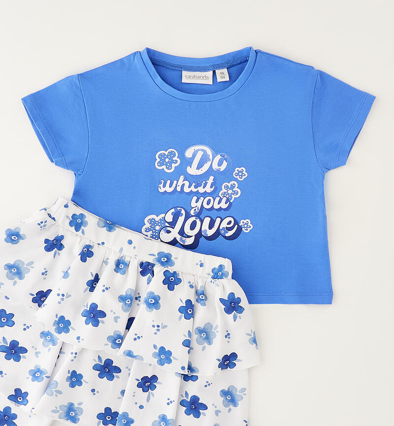 Completo bambina con gonna AVION-3732