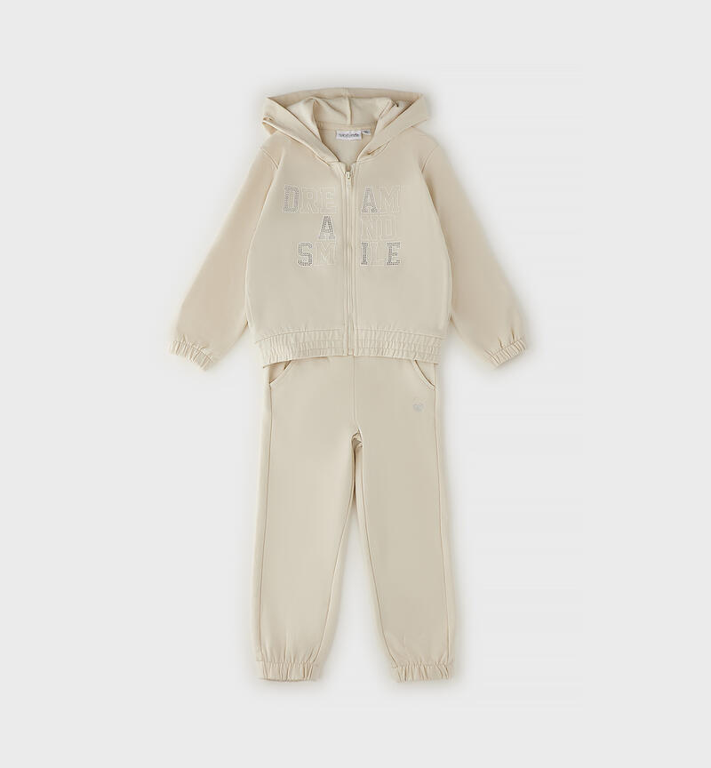 Completo bambina Sarabanda BEIGE-0151