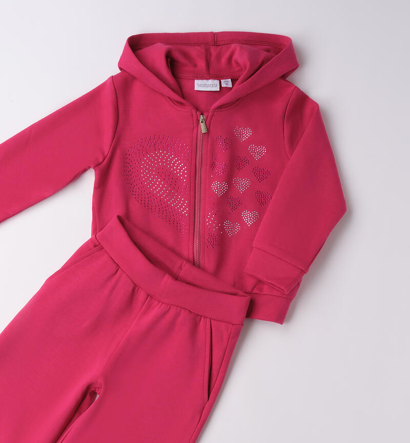 Completo bambina sportivo MAGENTA-2681