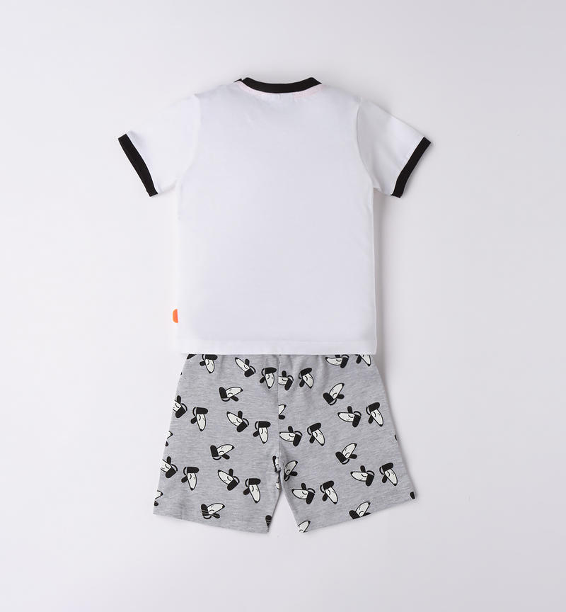 Completo bambino estivo da 9 mesi a 8 anni Sarabanda BIANCO-0113
