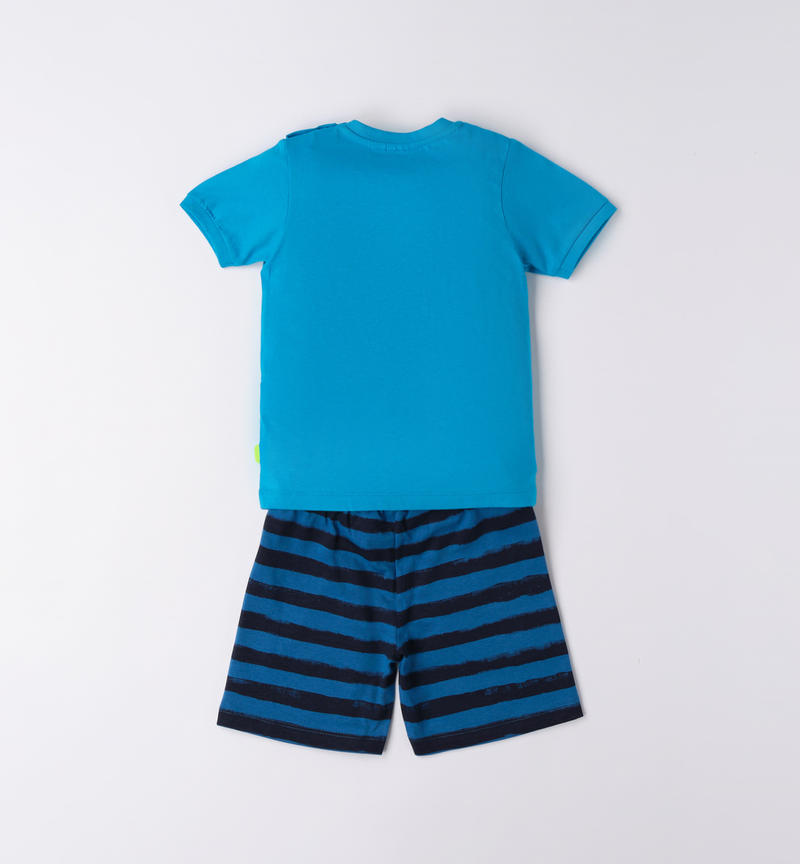 Completo bambino estivo da 9 mesi a 8 anni Sarabanda TURCHESE-4033