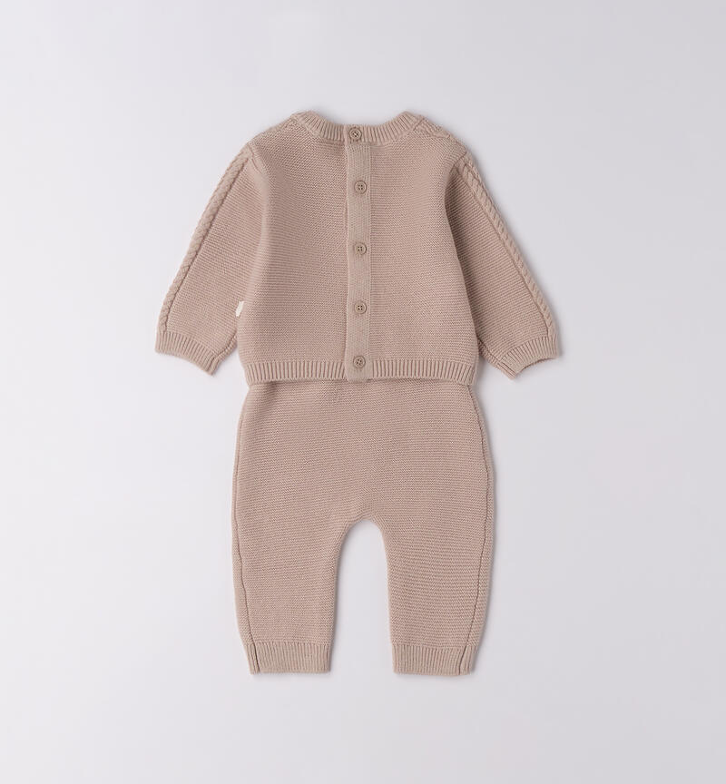 Completo bimbo due pezzi BEIGE-0442