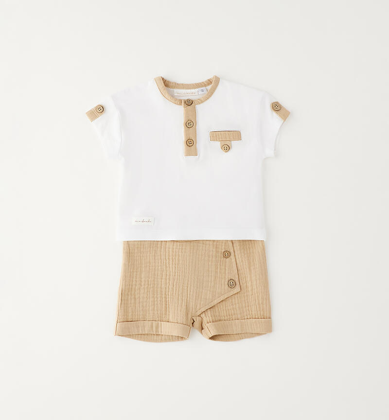Newborn baby outfit BIANCO-0113
