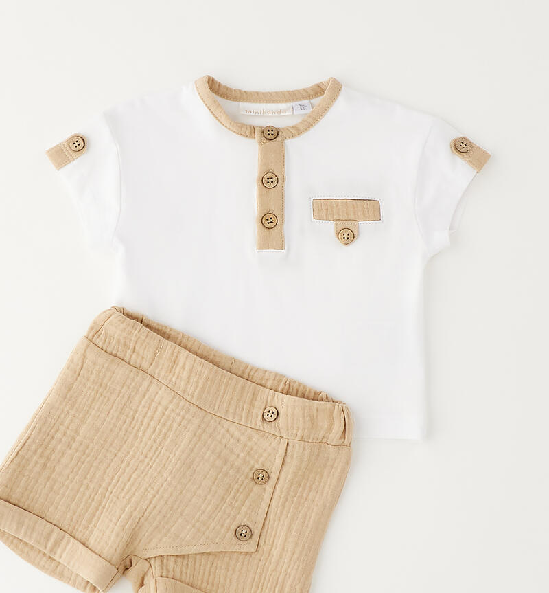 Newborn baby outfit BIANCO-0113