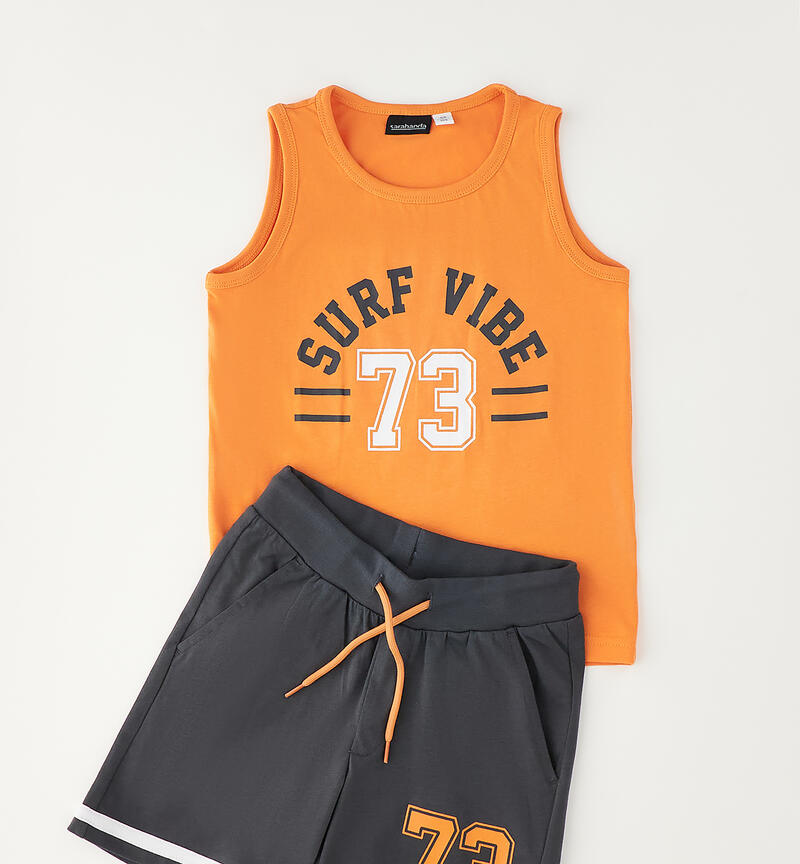 Children's cotton set ORANGE-1841