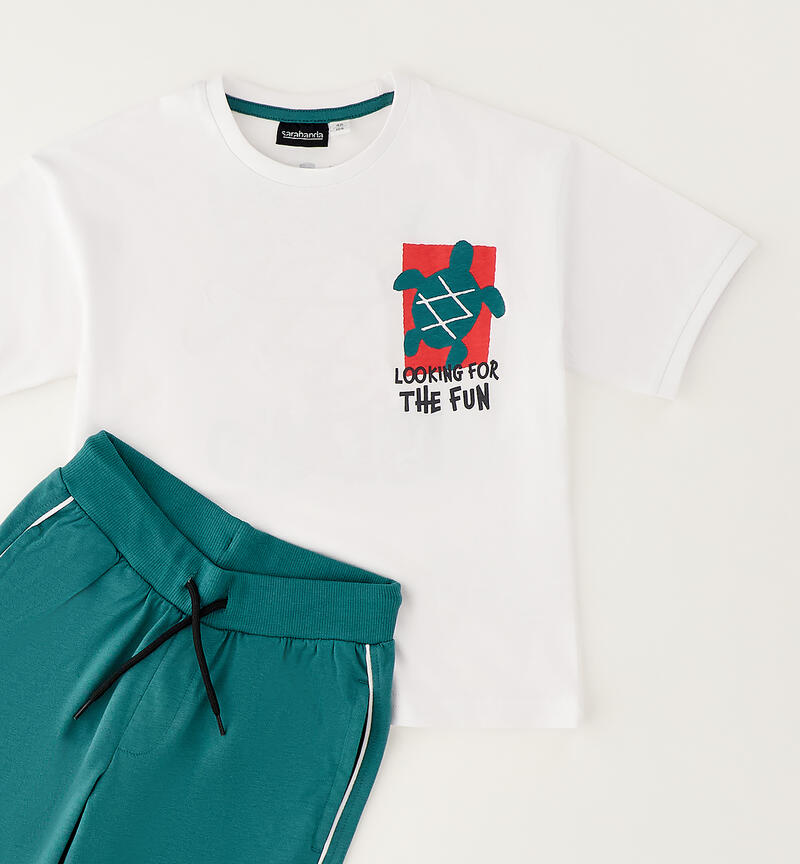 Sarabanda children's outfit BIANCO-0113