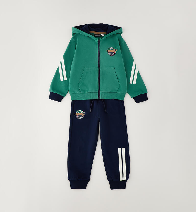 Completo da bambino VERDE-4734