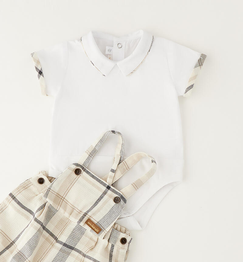 Completo da neonato BIANCO-0113