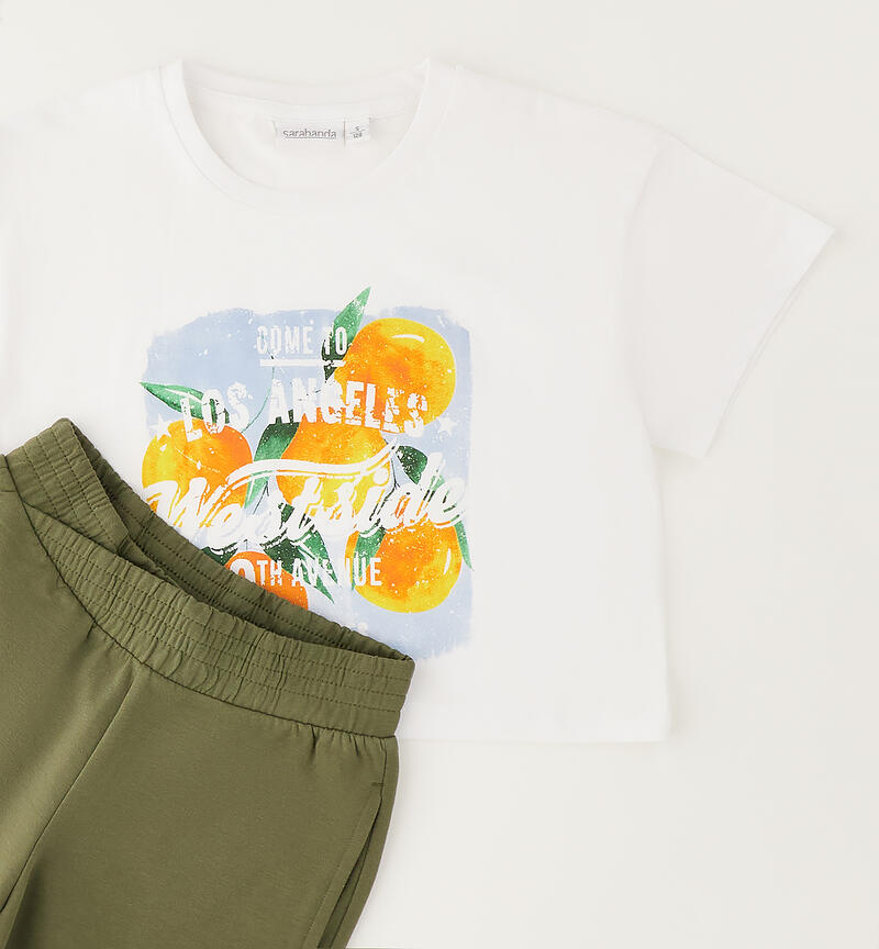 Completo da ragazza Sarabanda BIANCO-0113