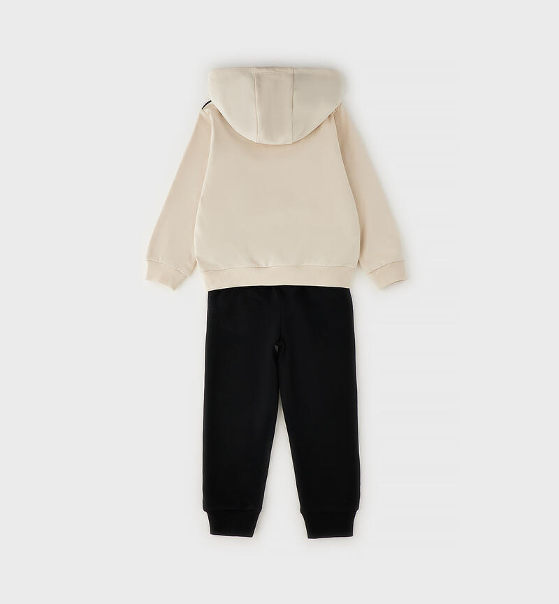 Completo due pezzi bambino ECRU'-0164