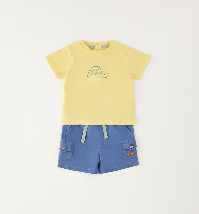 Completo due pezzi neonato BANANA-1621