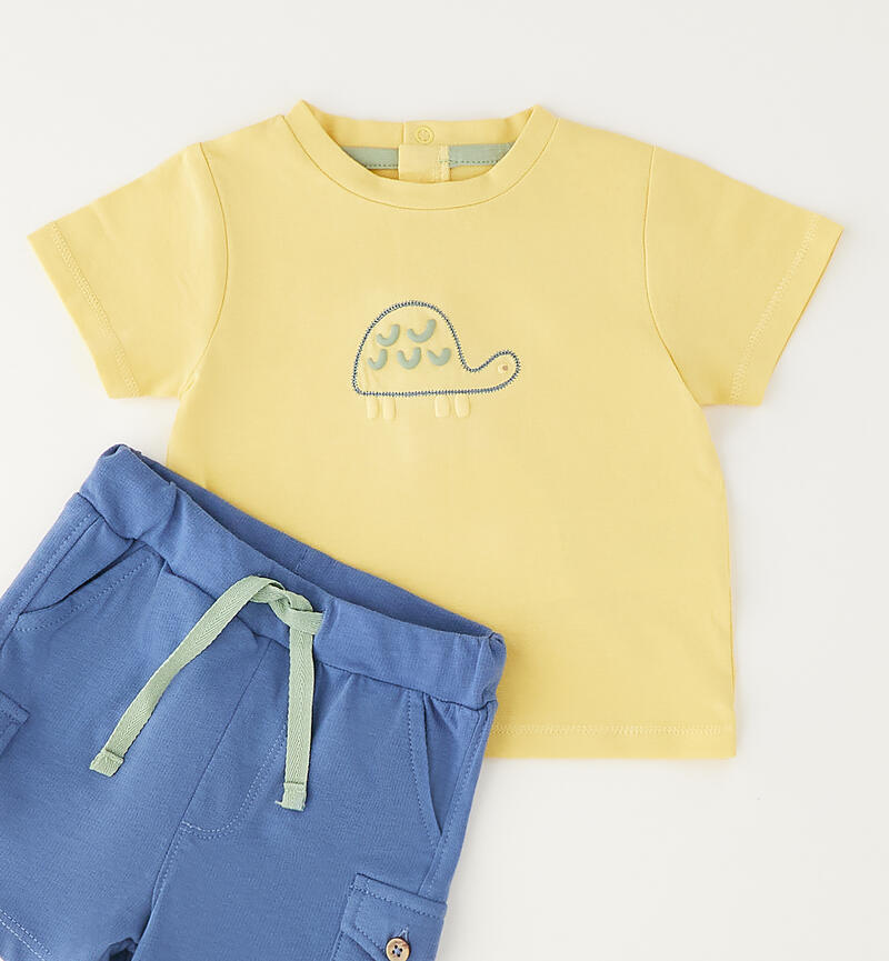 Completo due pezzi neonato BANANA-1621