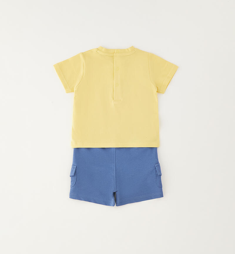 Completo due pezzi neonato BANANA-1621