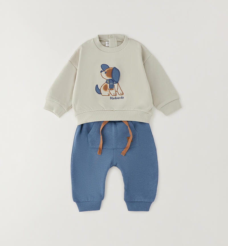 Two-piece newborn set BEIGE-0421