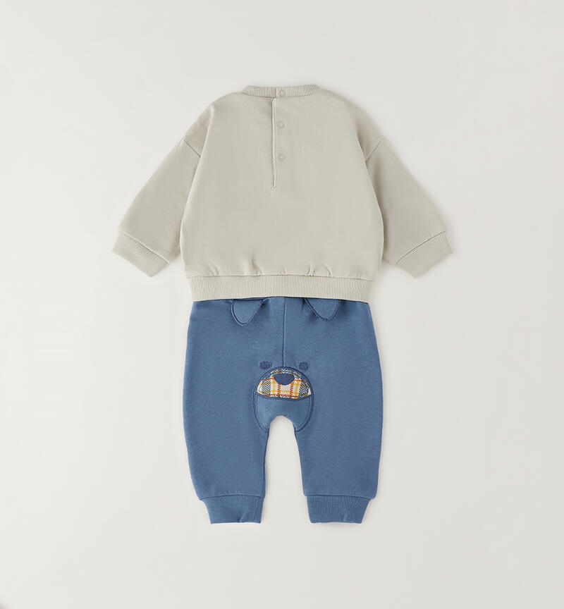 Two-piece newborn set BEIGE-0421