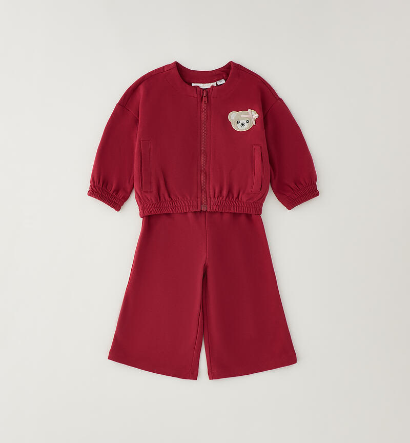 Completo due pezzi per neonata BORDEAUX-2652