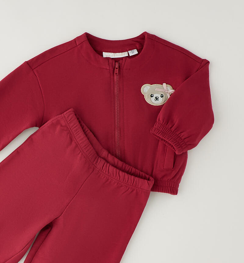 Completo due pezzi per neonata BORDEAUX-2652