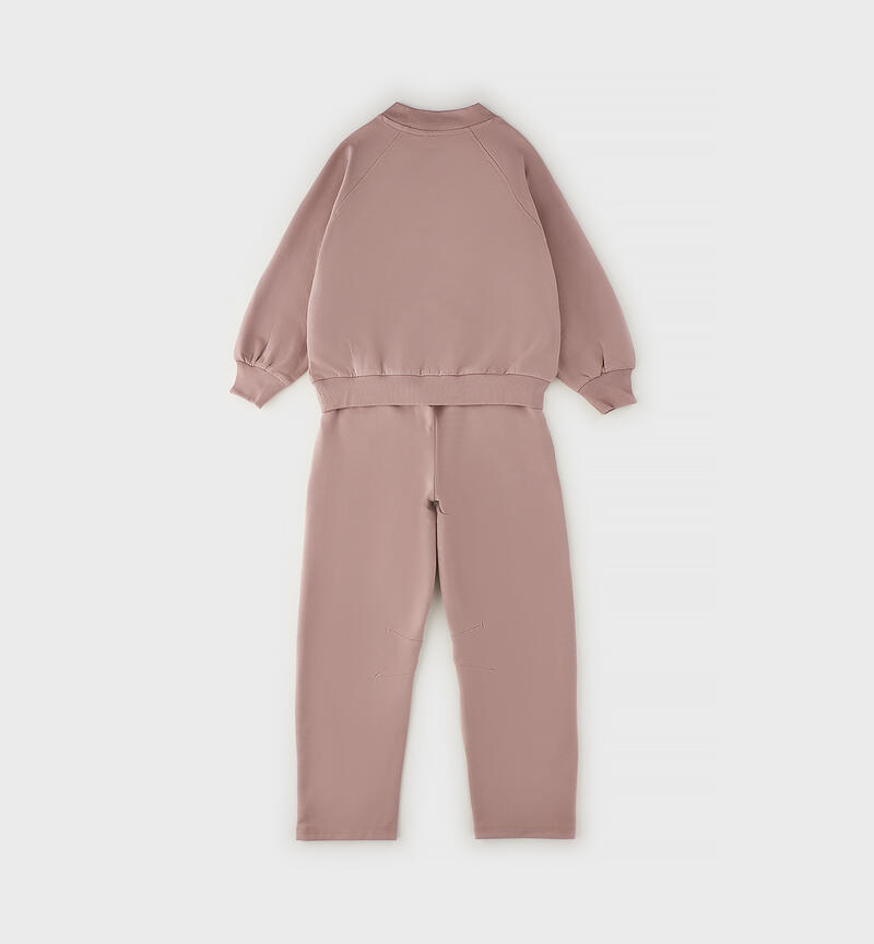 Two-piece set for girls MAUVE-2922