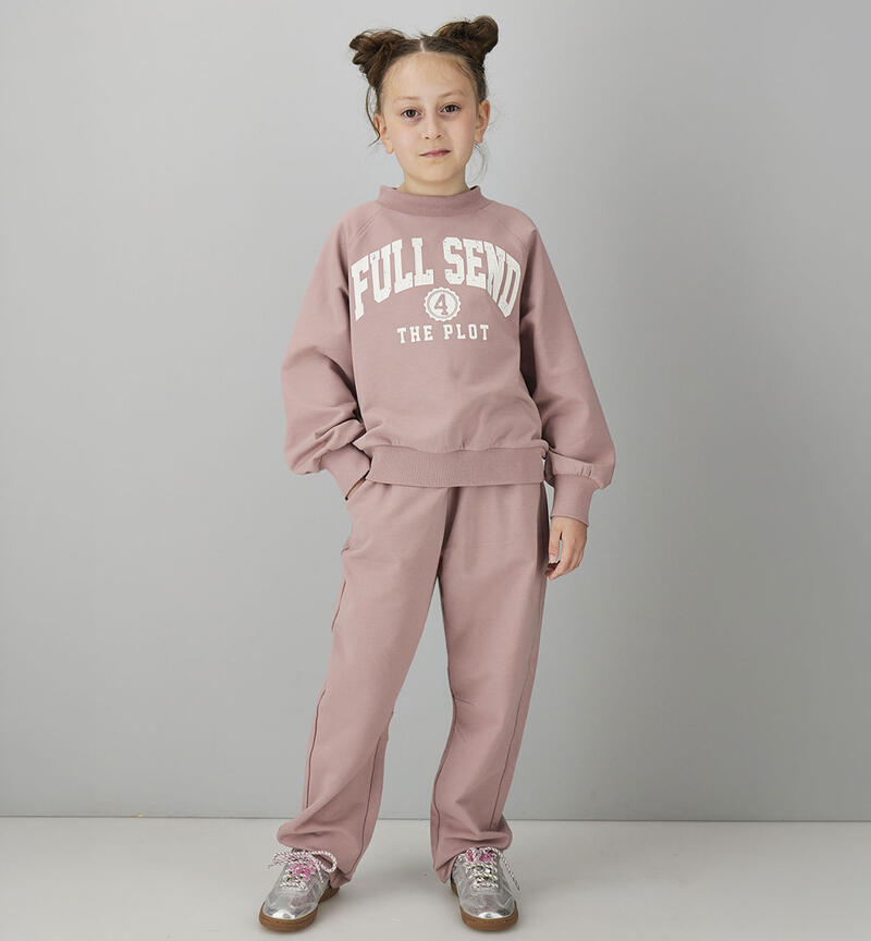 Two-piece set for girls MAUVE-2922