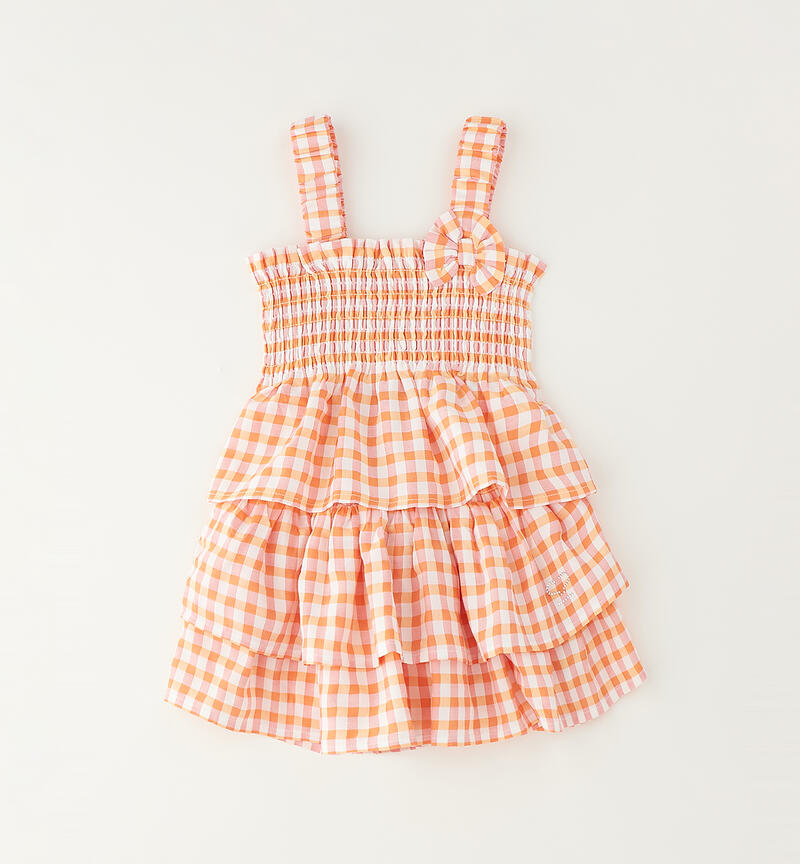 Completo estivo bambina ARANCIO-1814
