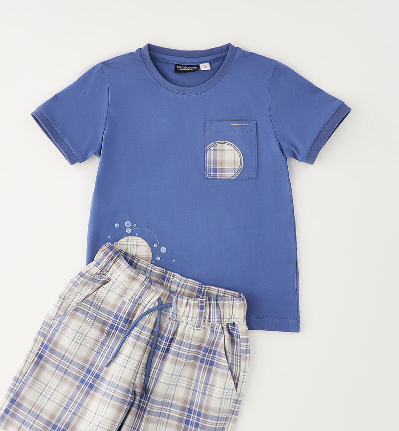 Completo estivo bambino BLU-3652
