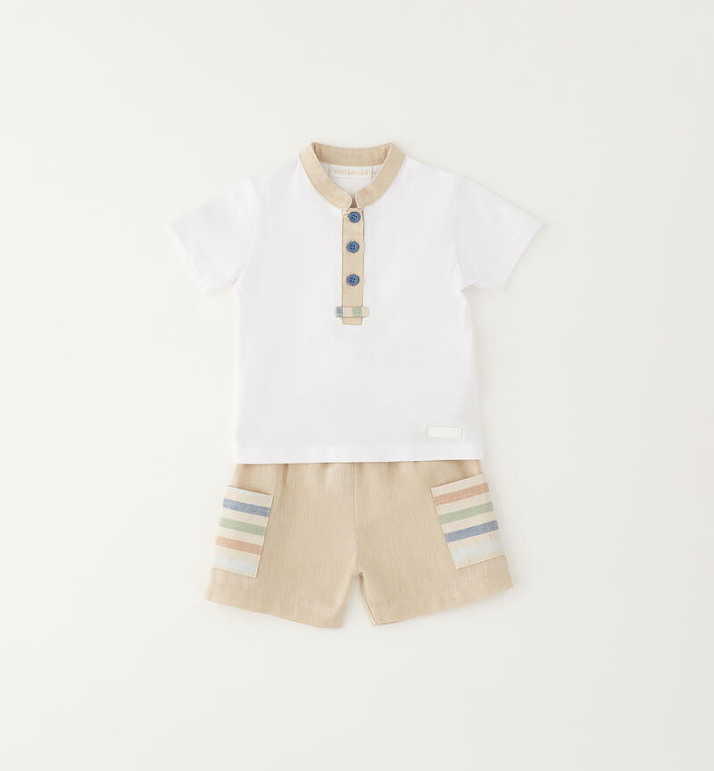 Summer outfit for kids BIANCO-0113