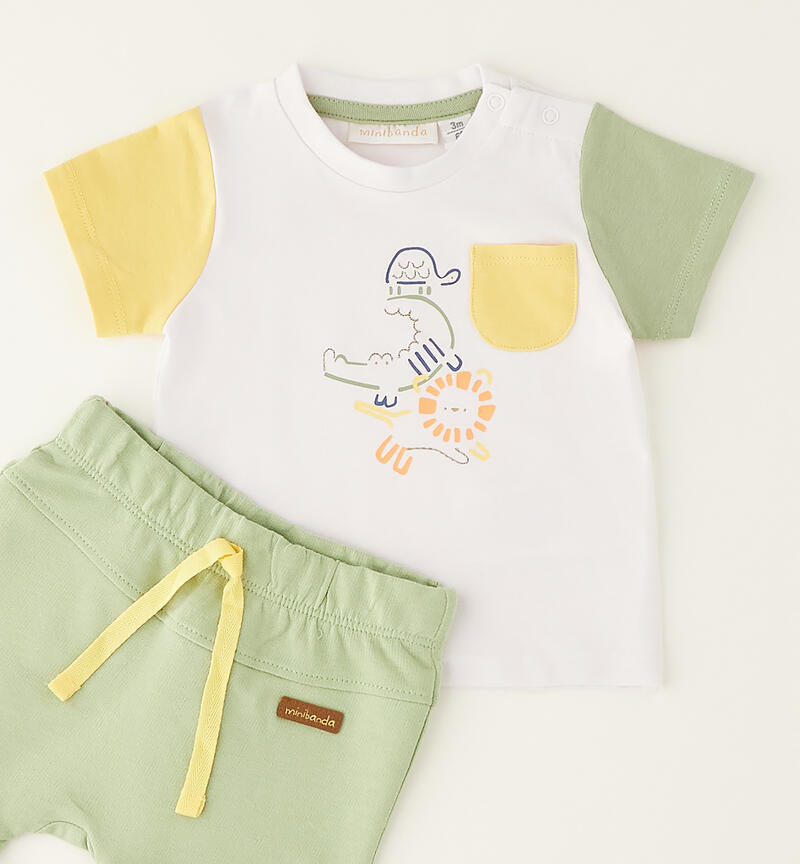 Completo estivo bimbo BIANCO-0113