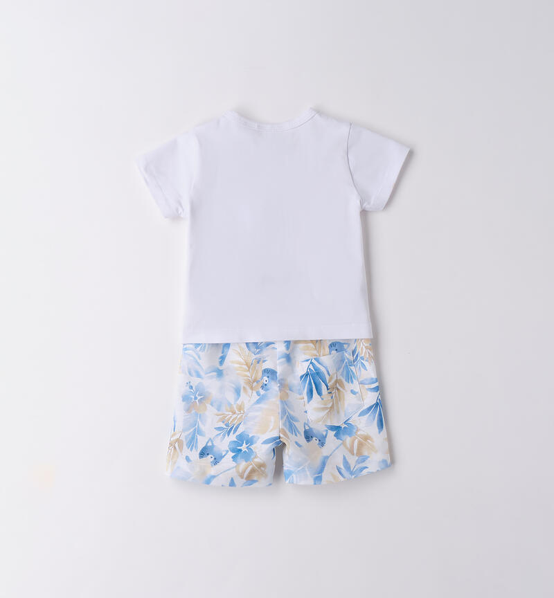 Completo estivo neonato BIANCO-0113