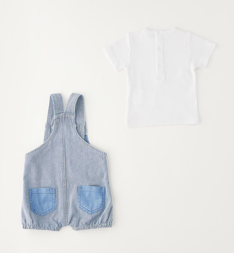 Completo estivo neonato BIANCO-0113