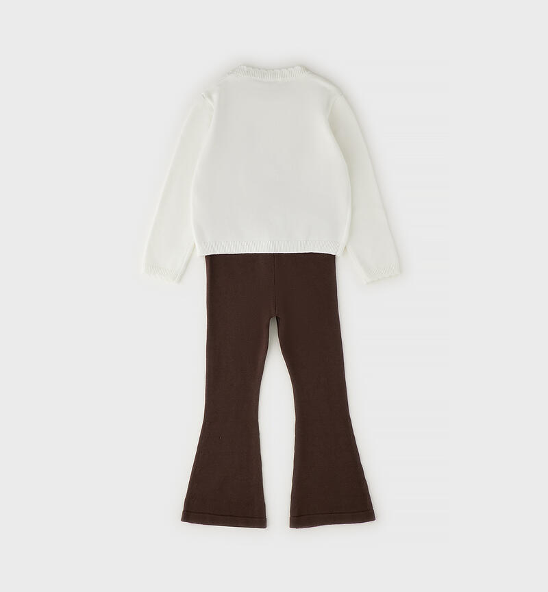 Completo maglia e leggings PANNA-0112