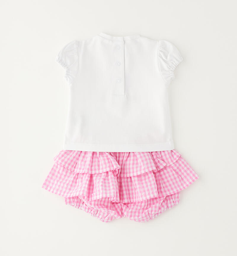 Completo Minibanda per bimba ROSA-2415