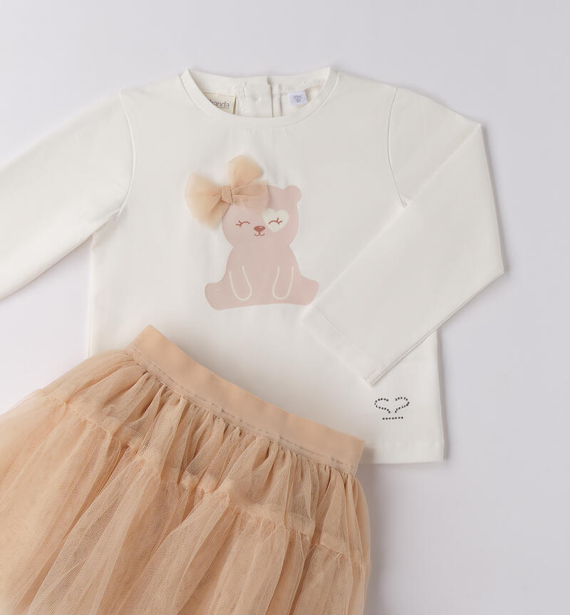 Completo natalizio bambina BEIGE-0924