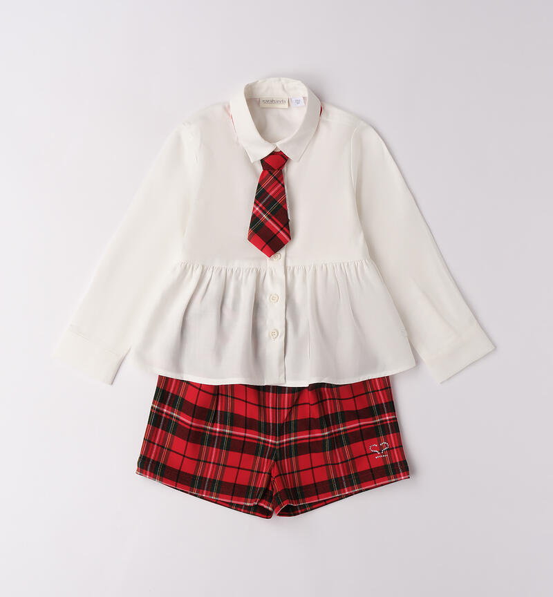 Completo natalizio da bambina PANNA-0112