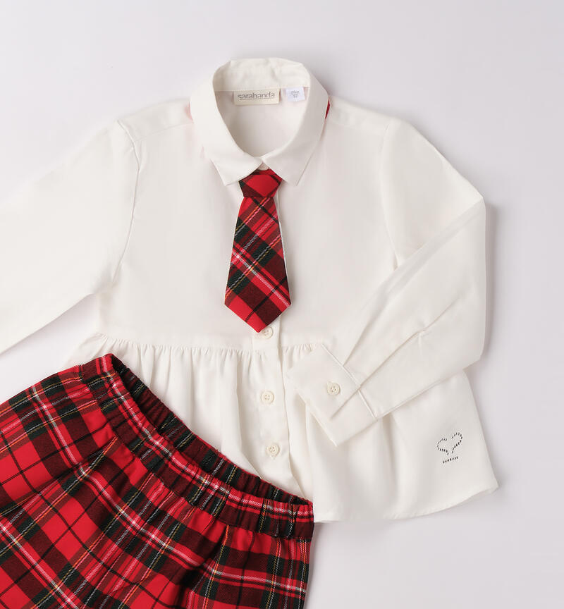 Completo natalizio da bambina PANNA-0112