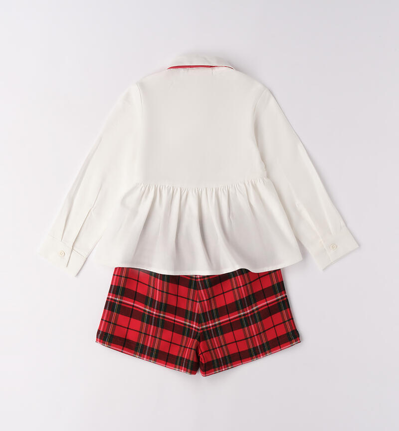 Completo natalizio da bambina PANNA-0112