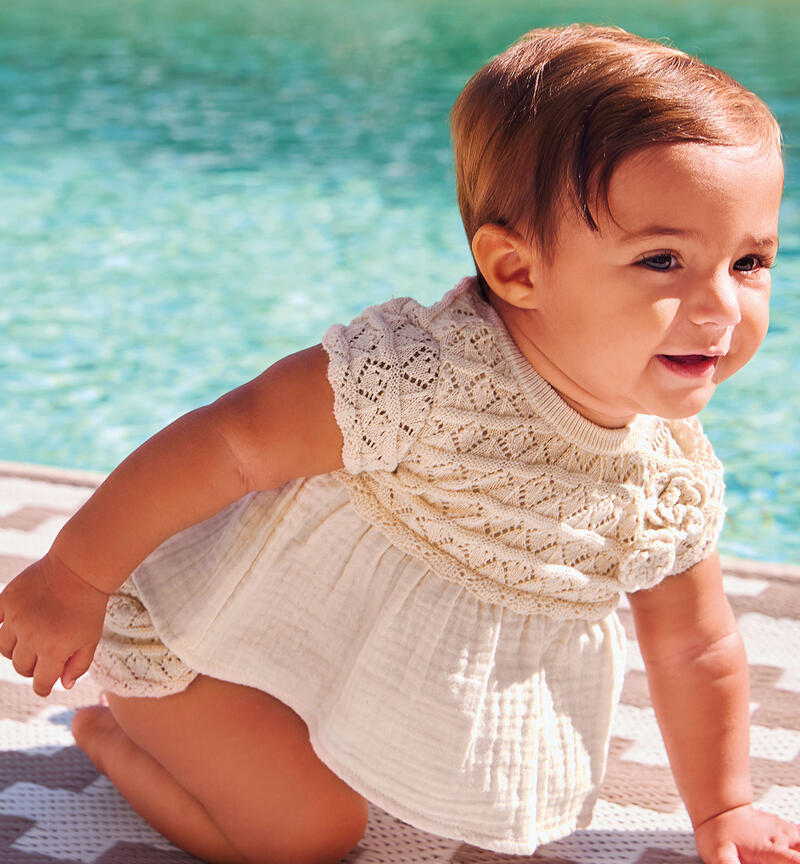 Summer baby girl outfit CRYSTAL GRAY-2911