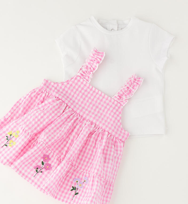 Completo neonata Minibanda ROSA-2415