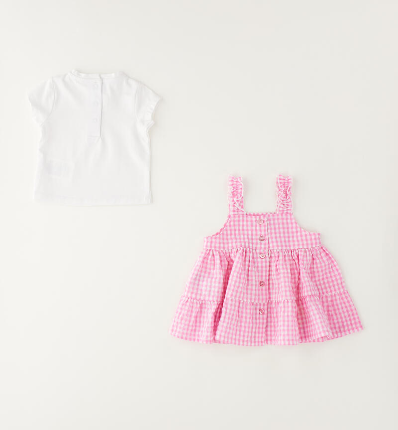 Completo neonata Minibanda ROSA-2415