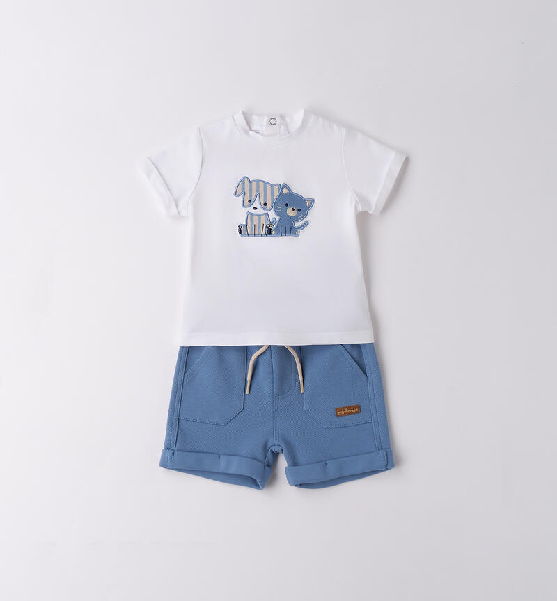 Completo neonato estivo BIANCO-0113