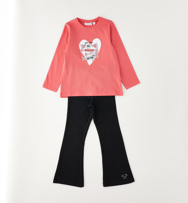 Completo per bambina Sarabanda CORALLO-2344