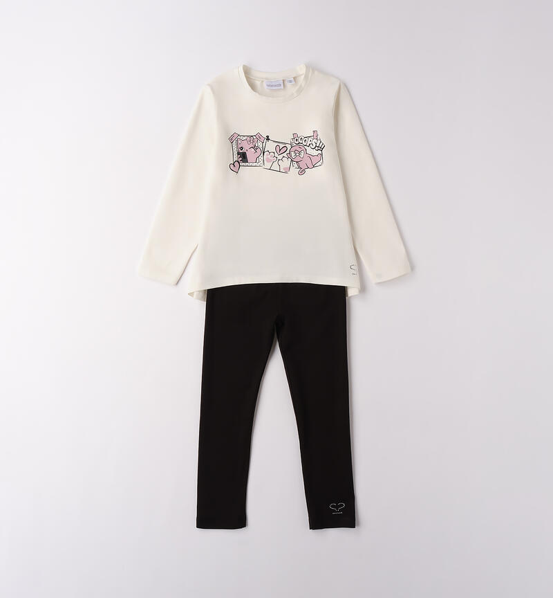 Completo per bambina Sarabanda PANNA-0112