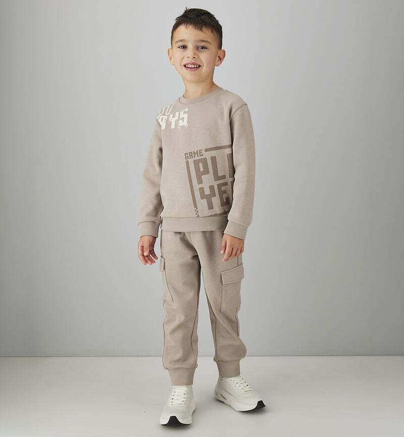 Completo per bambino BEIGE SCURO-0445
