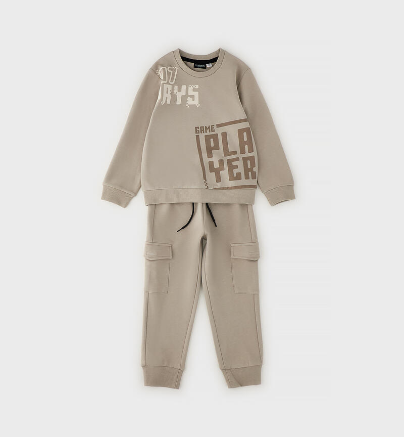 Completo per bambino BEIGE SCURO-0445