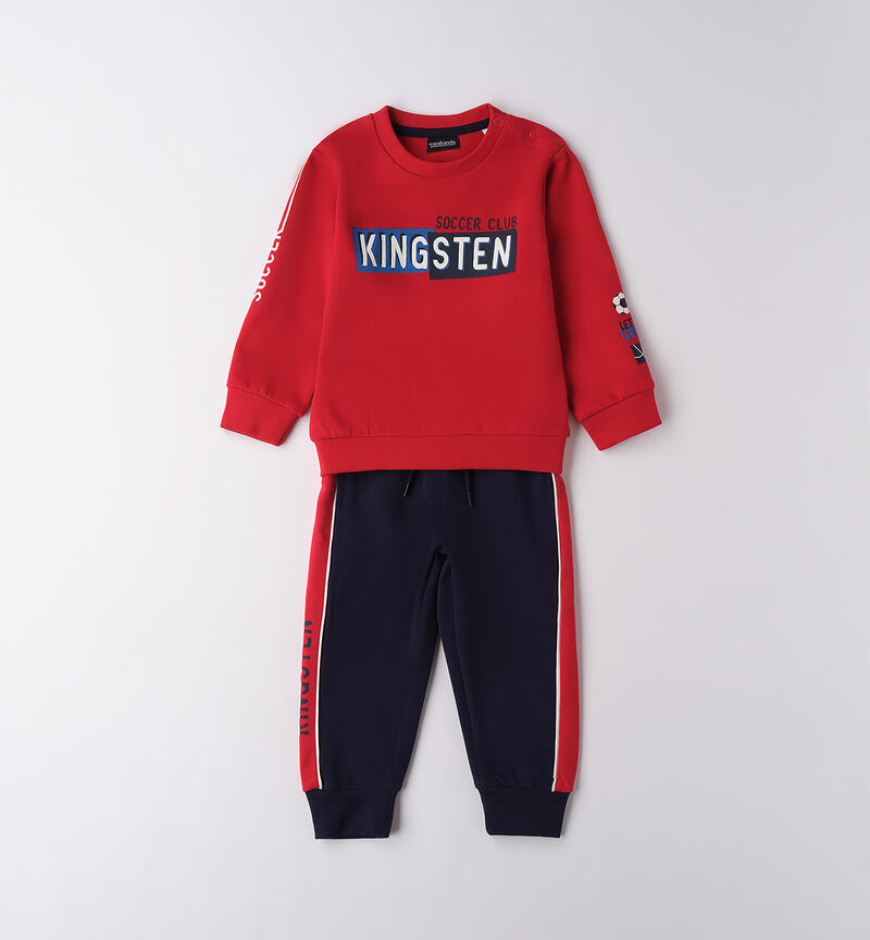 Completo per bambino ROSSO-2253